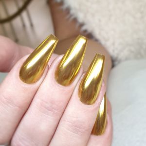 Mirror Chrome Gold