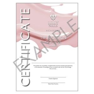 Certifikat - Tip & Design Course