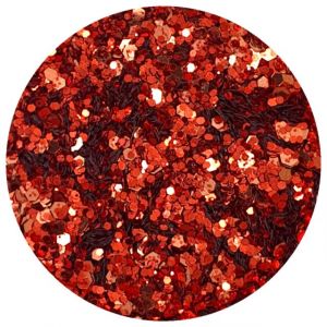 Glittermix Brick Red